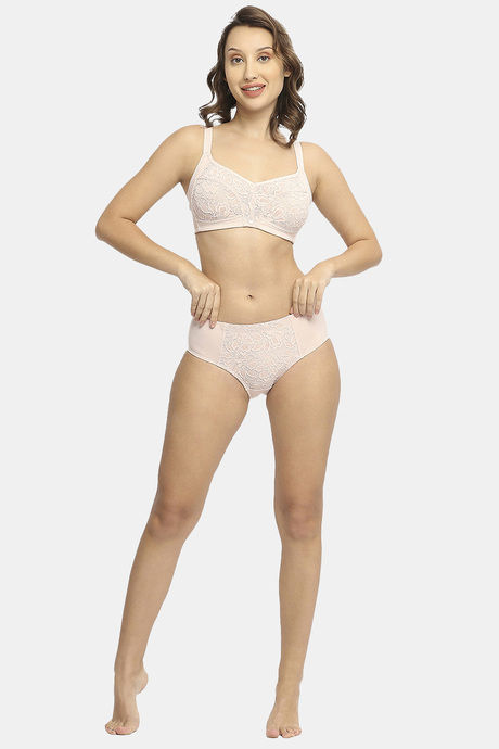 Soie High Rise Full Coverage Hipster Panty - Peach Skin — image 6